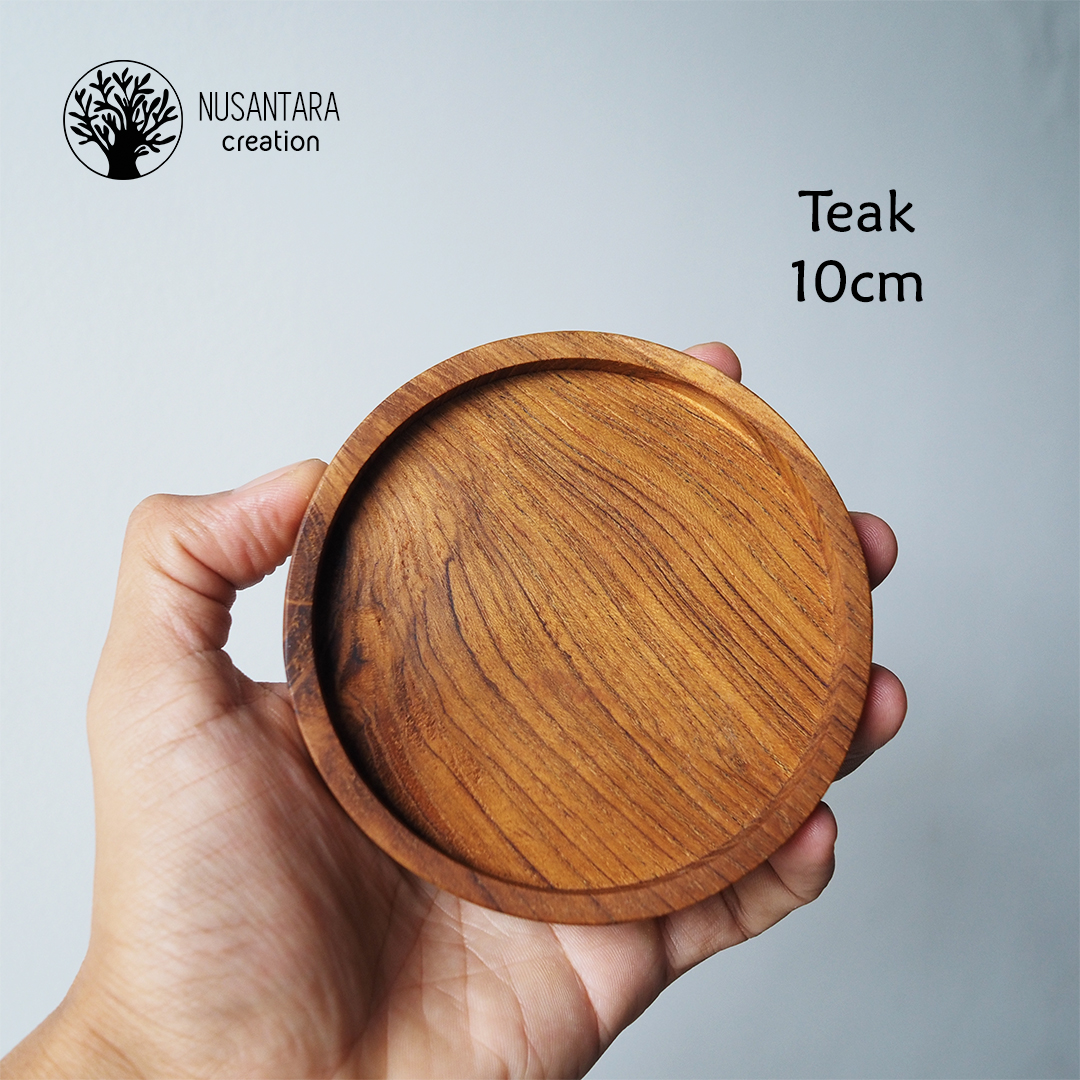 Coaster teak 10cm